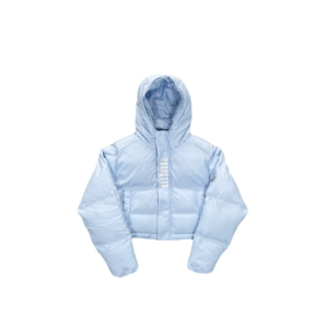 WOMEN’S DECODEED HOODED PUFFER 2.0 JACKET- ICE BLUE