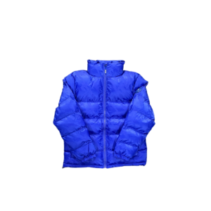 IRONGATE T JACQUARD PUFFER JACKET – BLUE