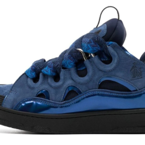 Curb rhinestone-embellished Blue