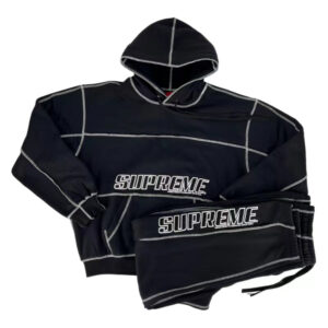 SUPREME COVERSTITCH TRACKSUIT BLACK
